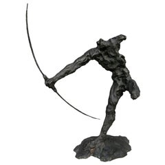 Bronze Sculpture of an Archer by Zoran Males