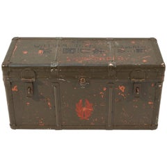 Retro Japanese WWII Era Military Trunk