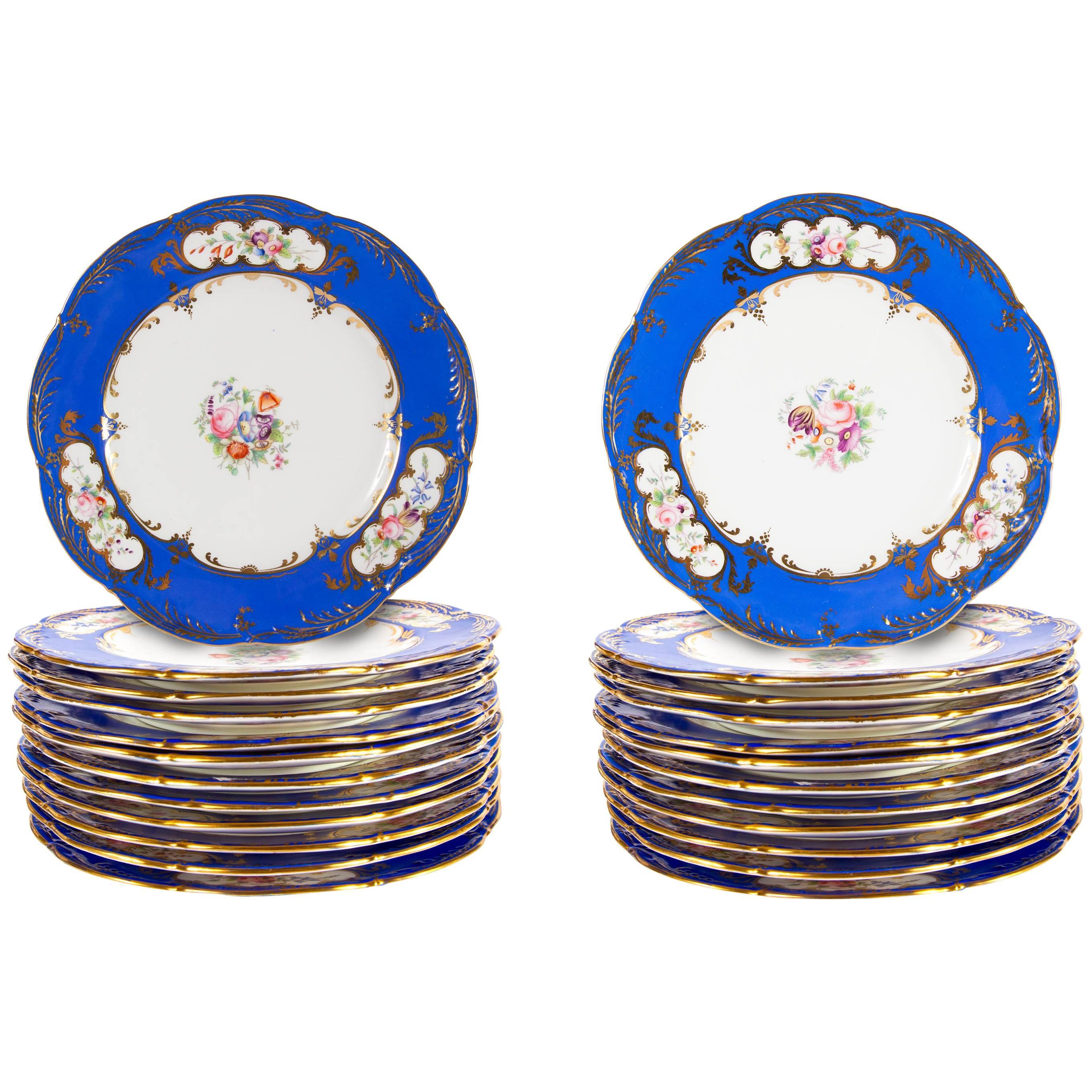 Qianlong period blue and white porcelain plate at 1stdibs
