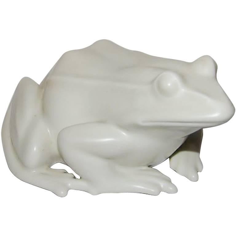 Bing & Grondahl Frog in Matt Iron Glaze