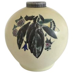Bing & Grondahl Unique Illustrated Vase No. 215 by Cathinka Olsen
