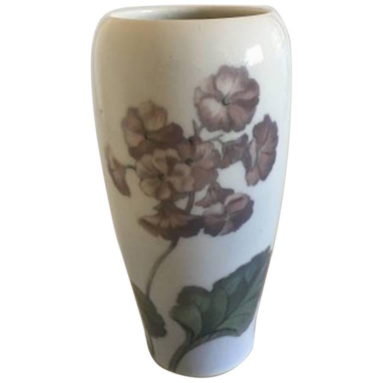 Royal Copenhagen Vase 727 235 With Flower Motif For Sale At 1stdibs