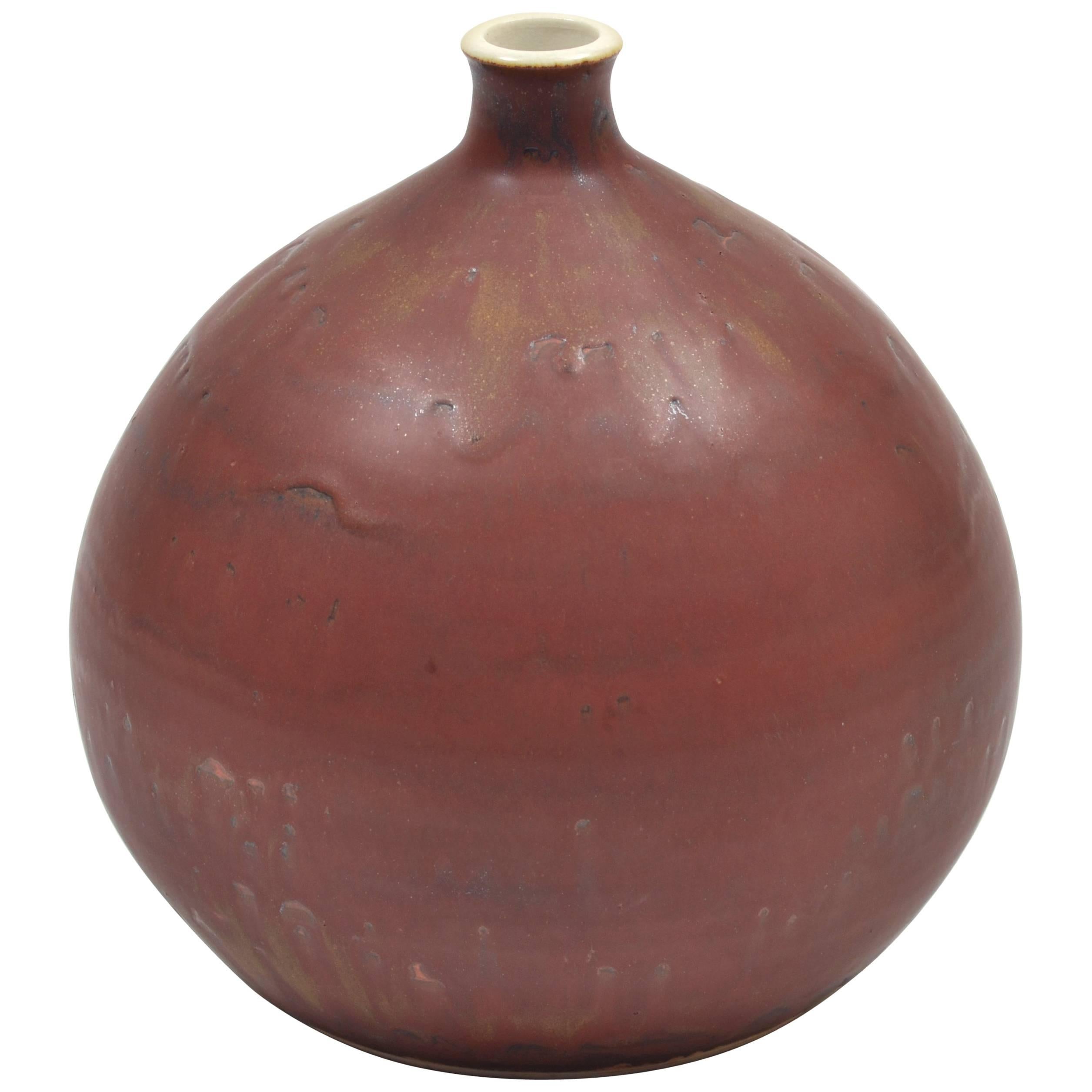 Stephen Polchert Ceramic Vase, 1950 For Sale
