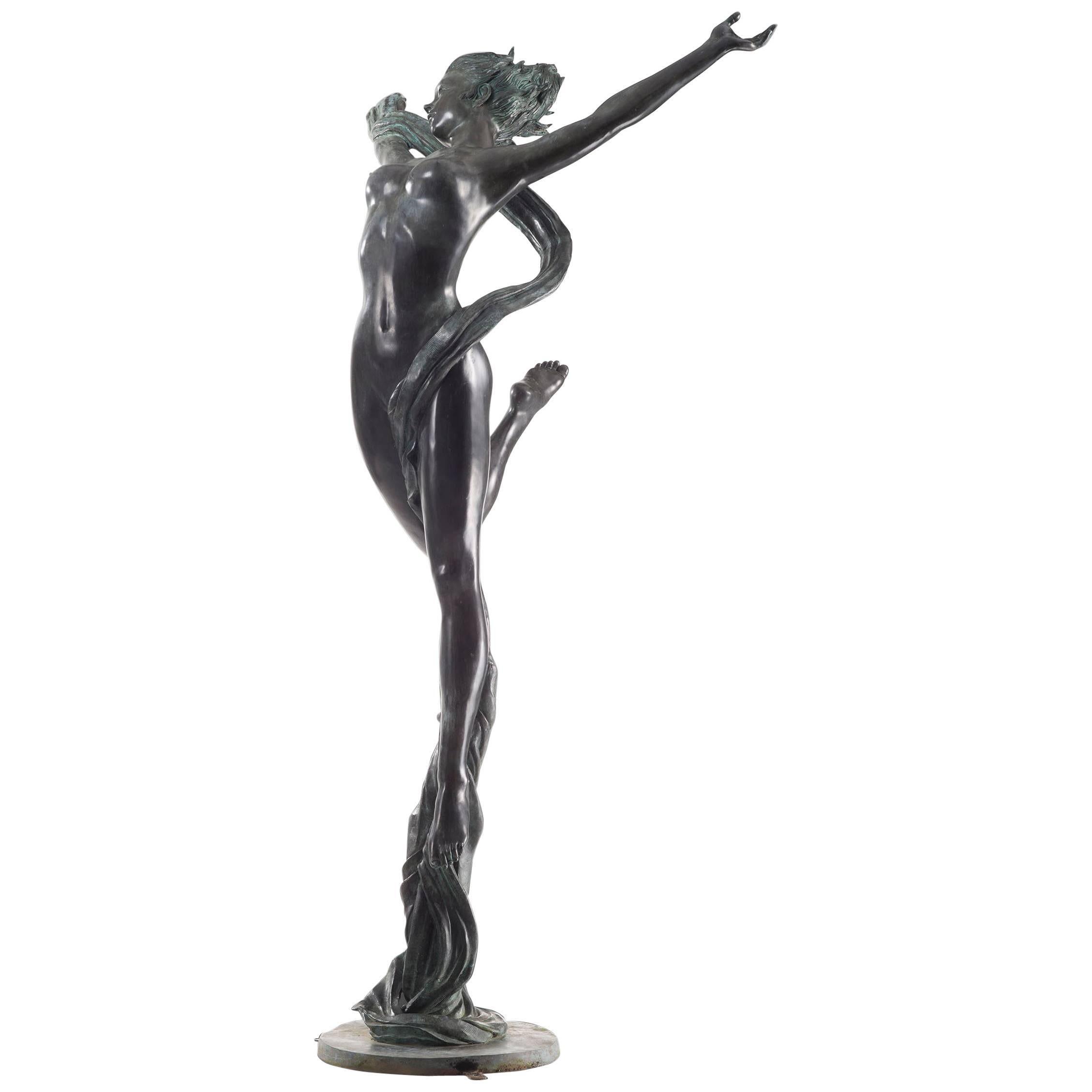 Women Dancing in the Wind, Sculpture in Bronze