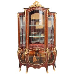 19th Century French Kingwood and Ormolu Vitrine