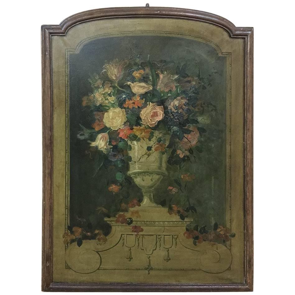 19th Century Framed Oil Painting on Canvas