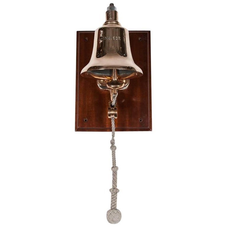 Royal Navy Ship's Bell by Gillett and Johnston at 1stDibs royal navy