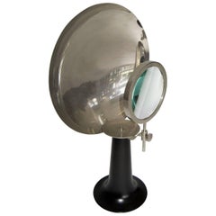 Vintage Parabolic Magnifier Medical Lamp Candle Sconce