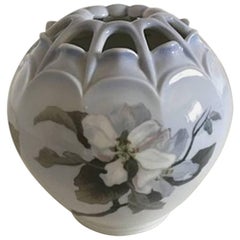 Royal Copenhagen Art Nouveau Vase Pierced #53/257