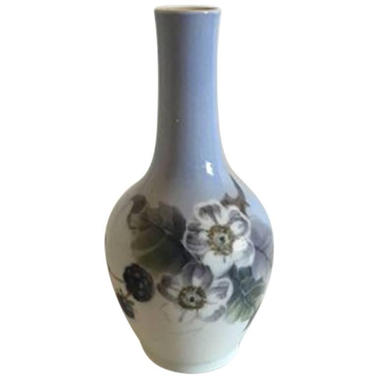 Royal Copenhagen Vase With Berry Motif 288 43a For Sale At 1stdibs