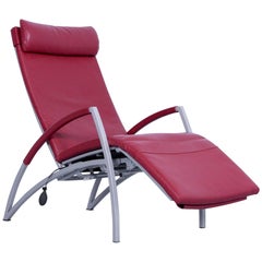 Interprofil Pax Designer Relax-Sessel aus rotem Leder