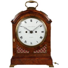 Early 19th Century Mahogany Bracket Clock by Cade & Robinson, circa 1810
