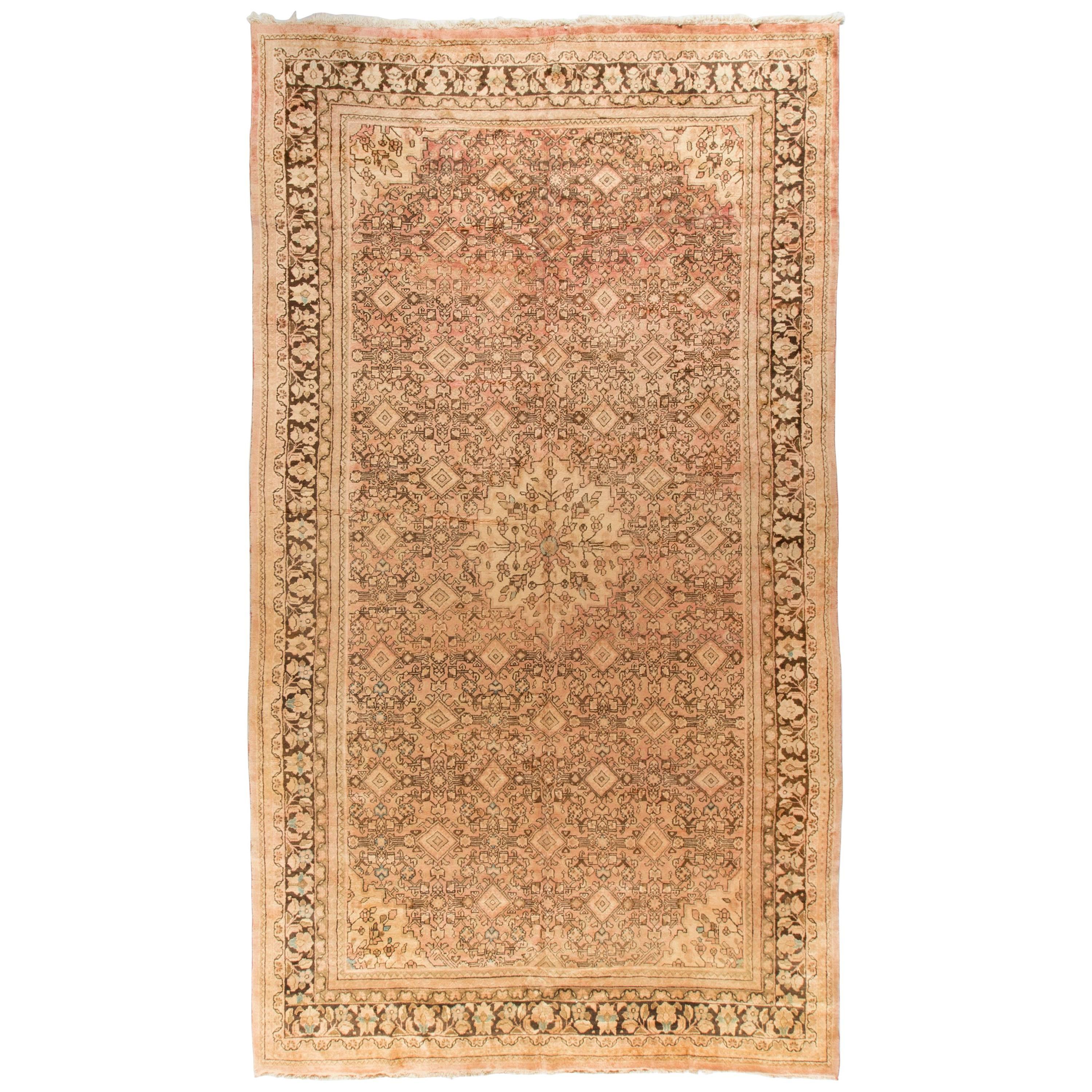 Großer großer persischer Täbriz-Teppich im Vintage-Stil, 1,82 m x 1,83 m im Angebot