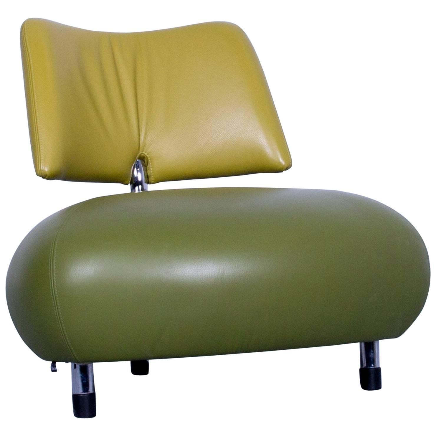 Leolux Pallone Pa Designer Chair Green One Seat Modern by Roy De Scheemaker 1989 For Sale