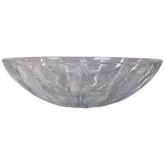 Equinox Clear Crystal Centerpiece Bowl by Reed & Barton, 20th Century