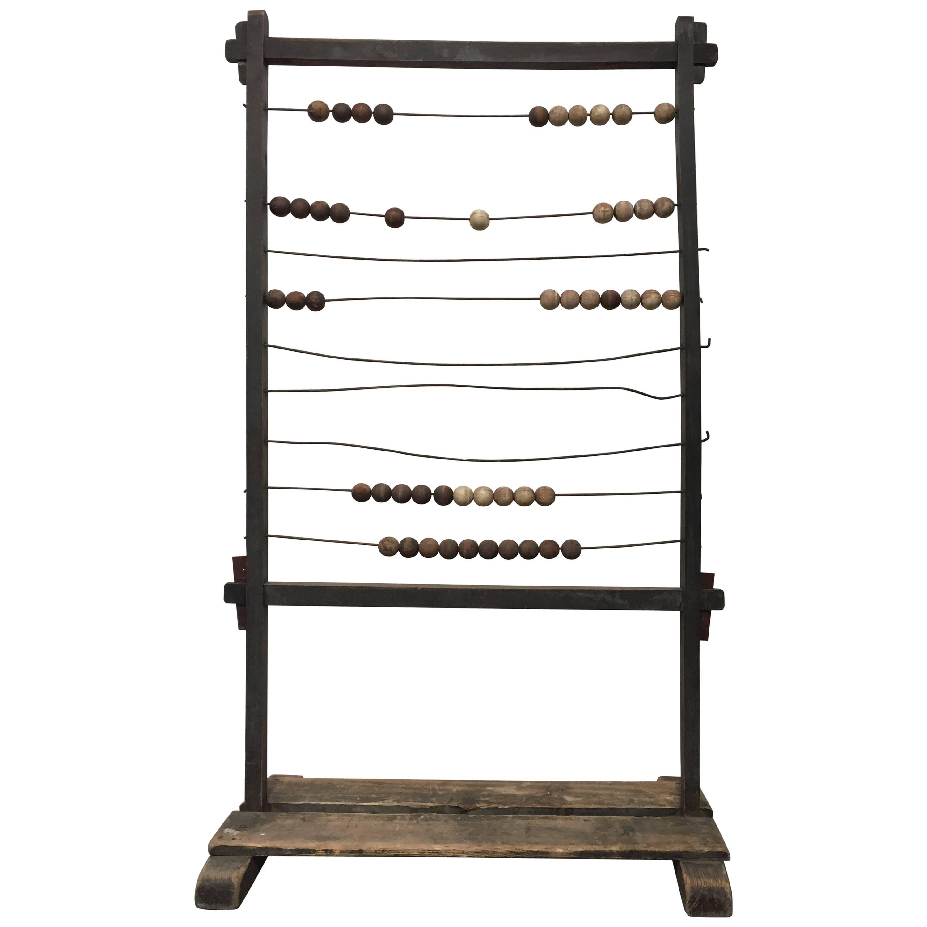 Antique Eastern European School Abacus, Early 20th Century
