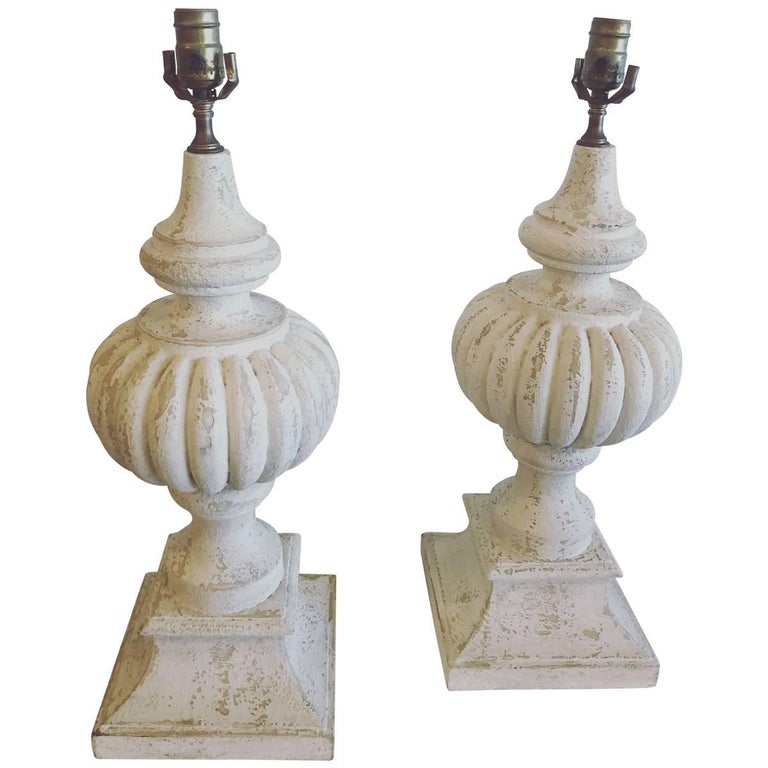 Pair Of Vintage Urn Traditional Table Lamps Architectural Oversized Pair Of Vintage Urn Traditional Table Lamps Architectural Oversized For