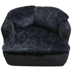 Italian Confidential Armchair by Alberto Rosselli for Saporiti, Early 1970s