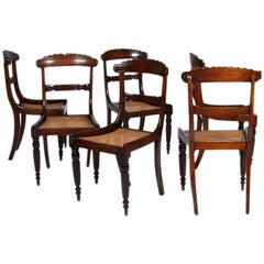 Antique Set of Six Regency Dining Chairs