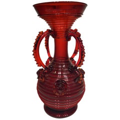 Antique BENVENUTO BAROVIER Murano Glass Vase circa 1890