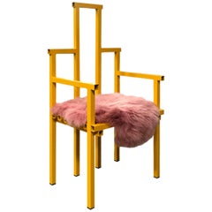 Chaise Melba couleur pêche de Fredrik Paulsen