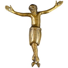 Crucified Christ, Copper, Limoges, France, 13th Century