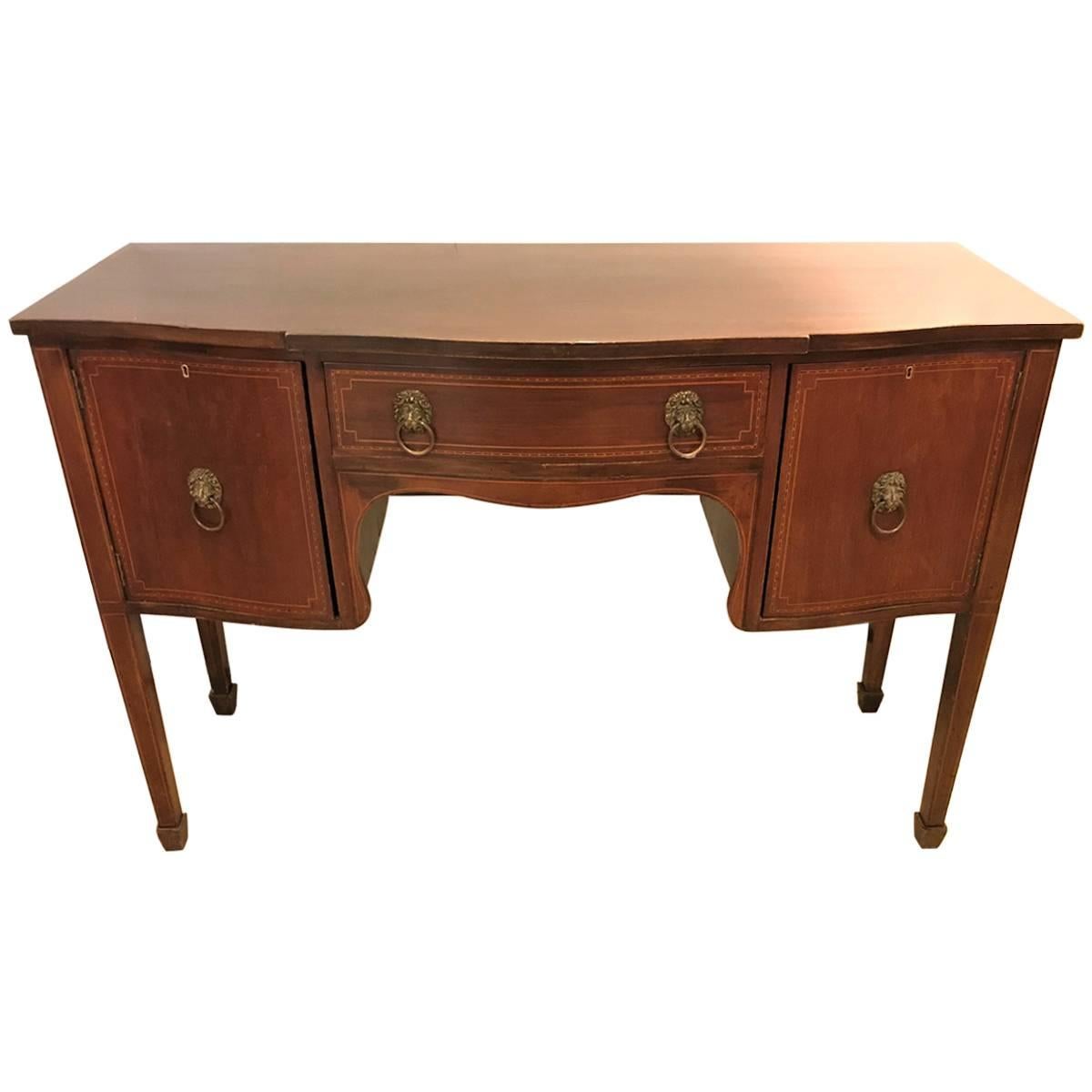 19th Century Georgian Style Sideboard or Server with Inlays