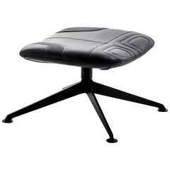 "Longwave" Embroidered Leather Swivel Stool by Moroso for Diesel