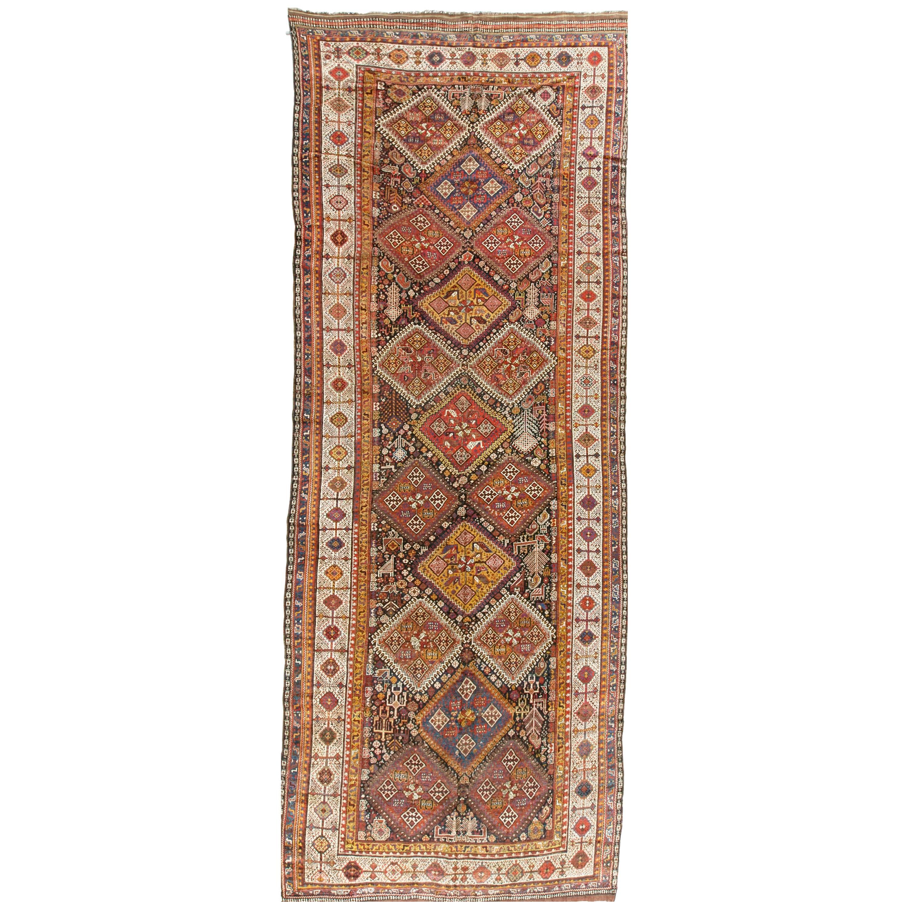 Vintage Persian Qashgai Rug
