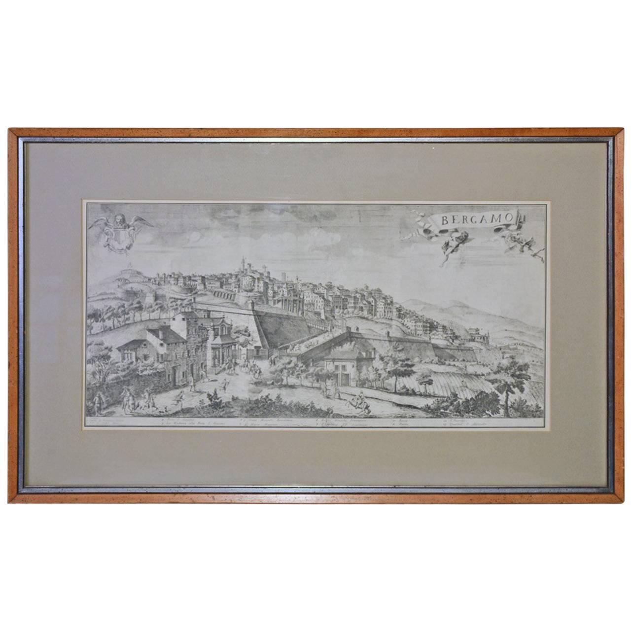 Framed Print of 18th Century Italian Scene For Sale