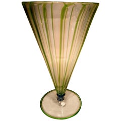 VENINI Vase, Glass of Murano by Napoleone Martinuzzi, circa 1930