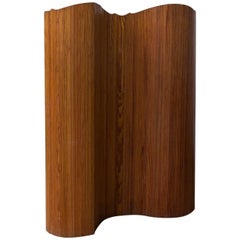 Wooden Foldable Screen or Divider, Probably Scandinavian, circa 1960