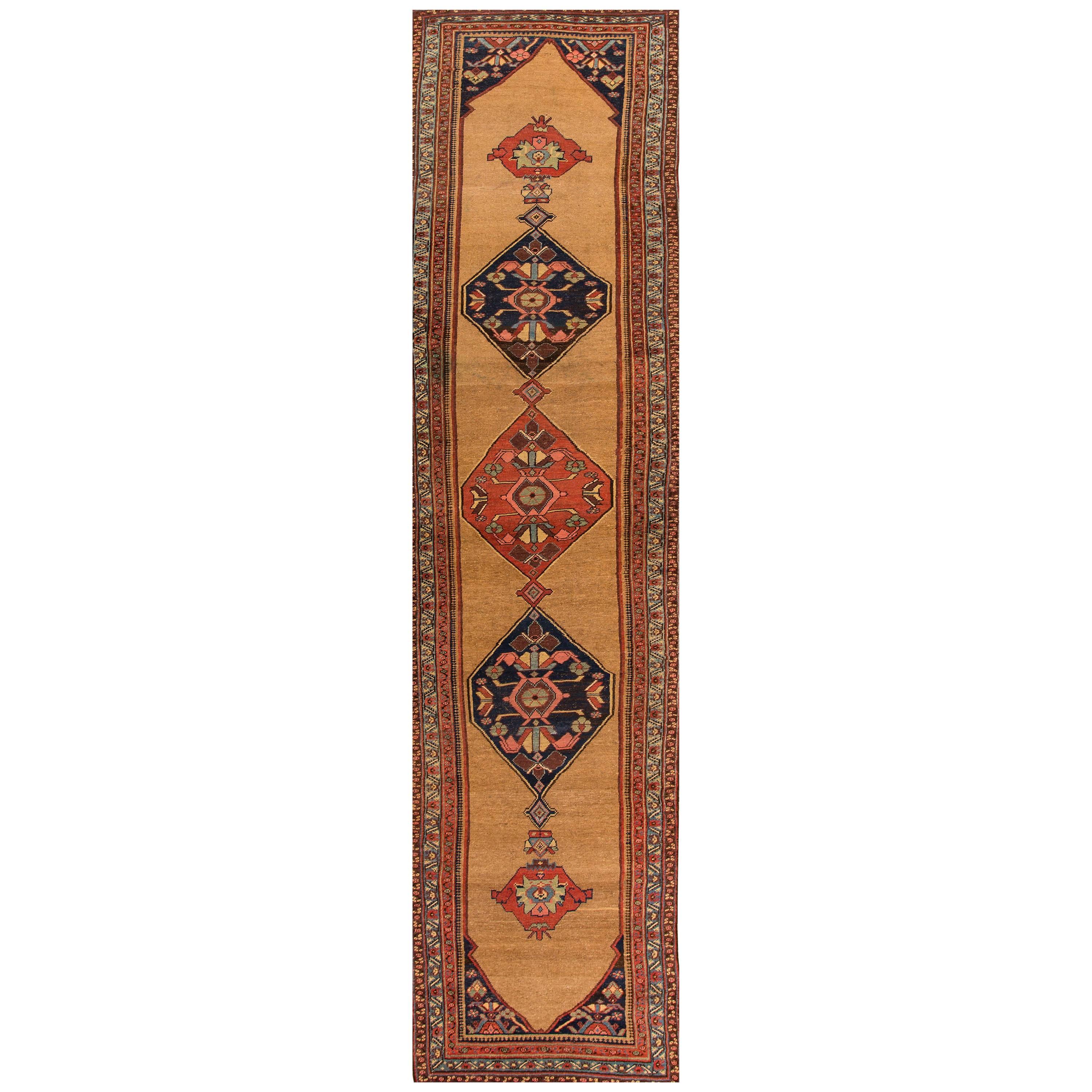 Antique Persian Rust or Blue Rug For Sale at 1stDibs