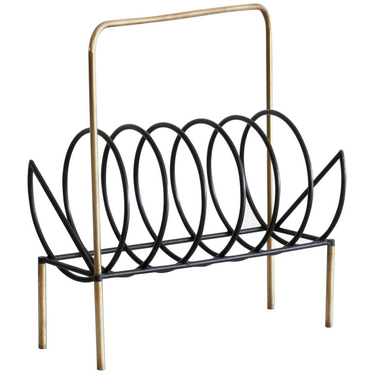Italian Magazine Rack For Sale