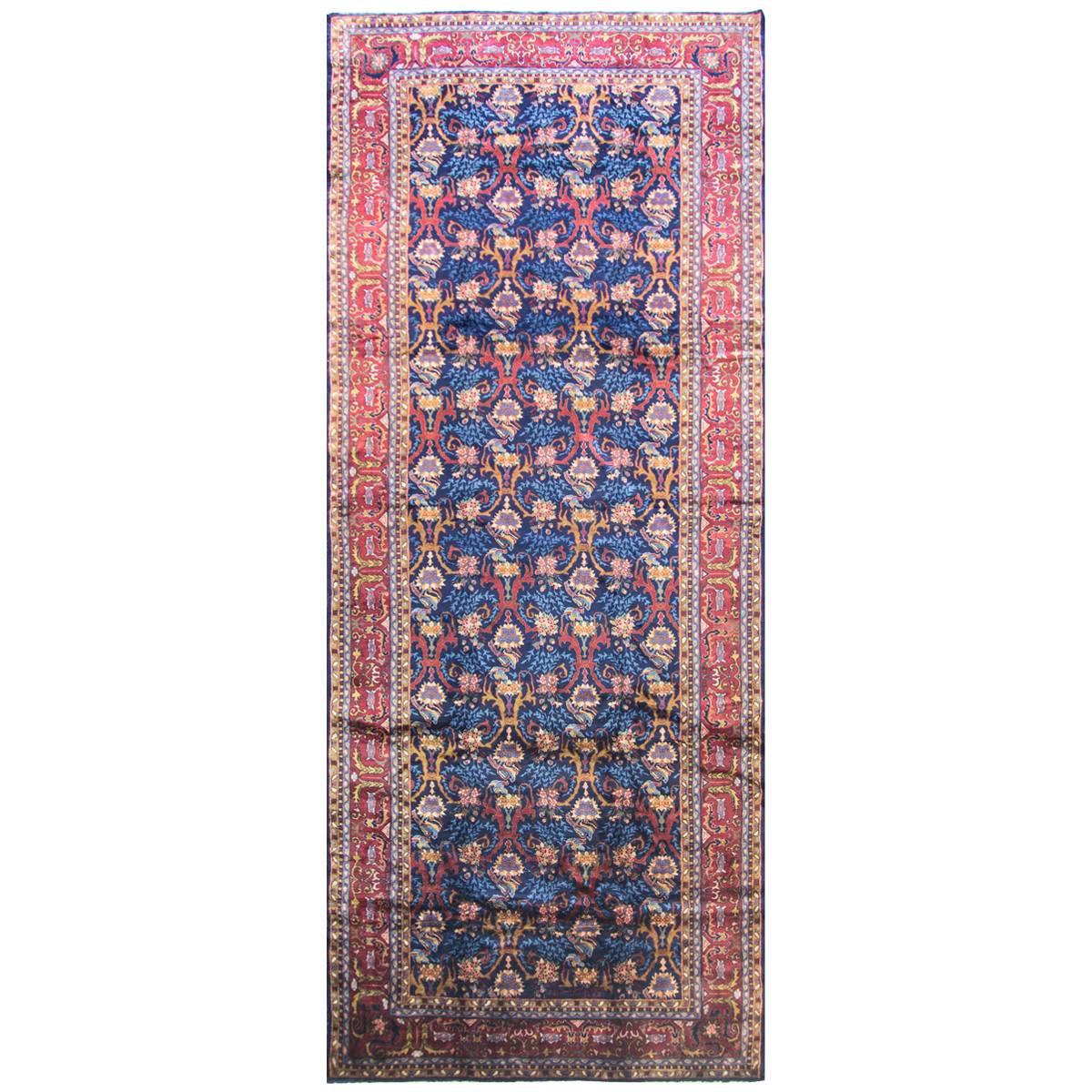 Agra Gallery Size Carpet, Birds of Love, 6'11" x 17'3" For Sale