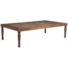 Massive Planked Dining Table, circa 1900