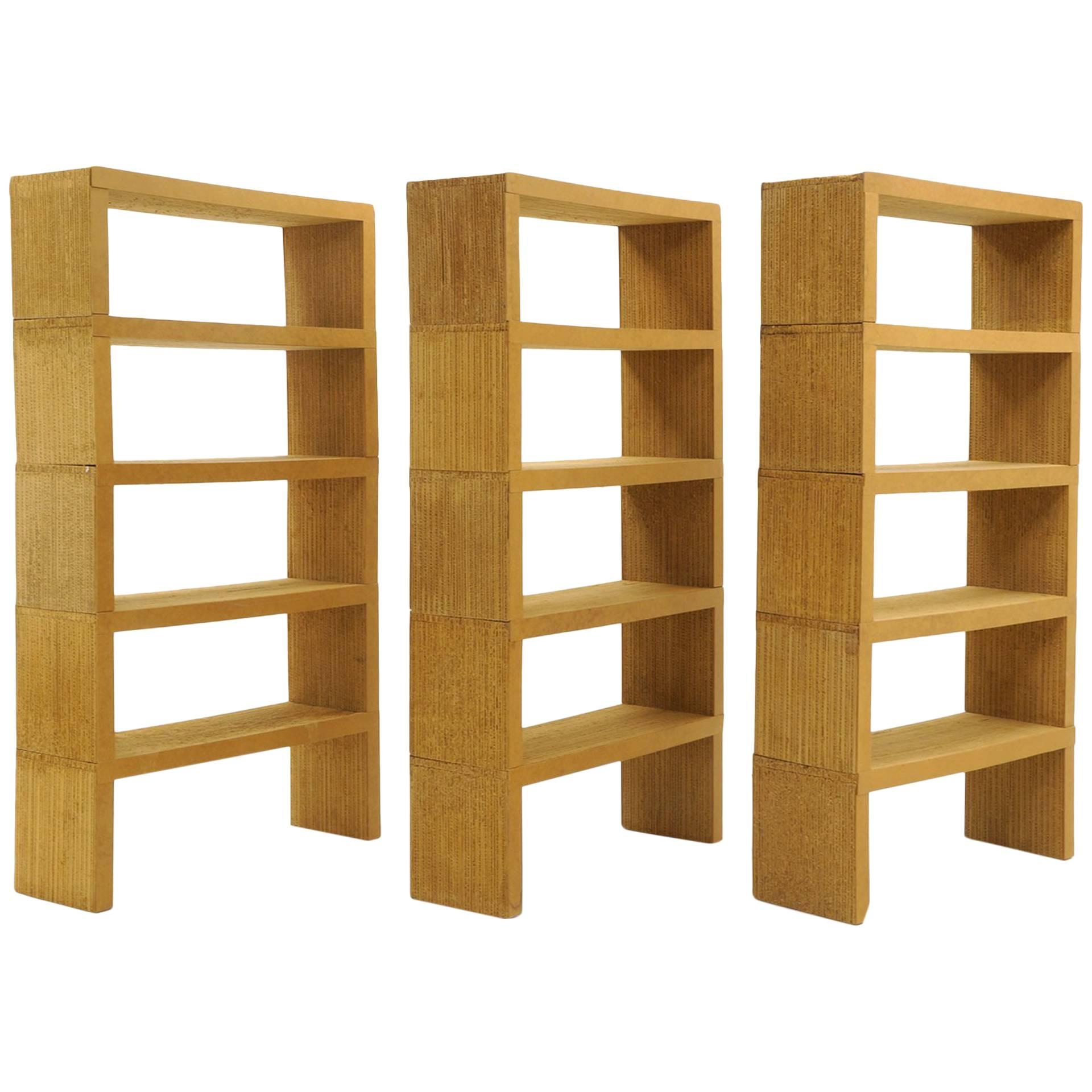 Frank Gehry Easy Edges Bookshelves/Bookcases 15 Pieces Not a Reissue