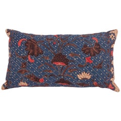 Batik Pillow Fashioned from an Early 20th Century Indonesian Batik Panel