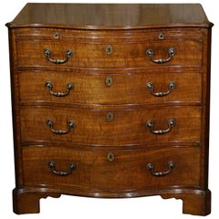 George III Period Serpentine Front Chest of Drawers