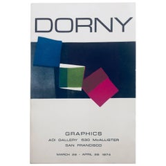 Vintage "Dorny" Aqua Tint Etching by Bertrand Dorny