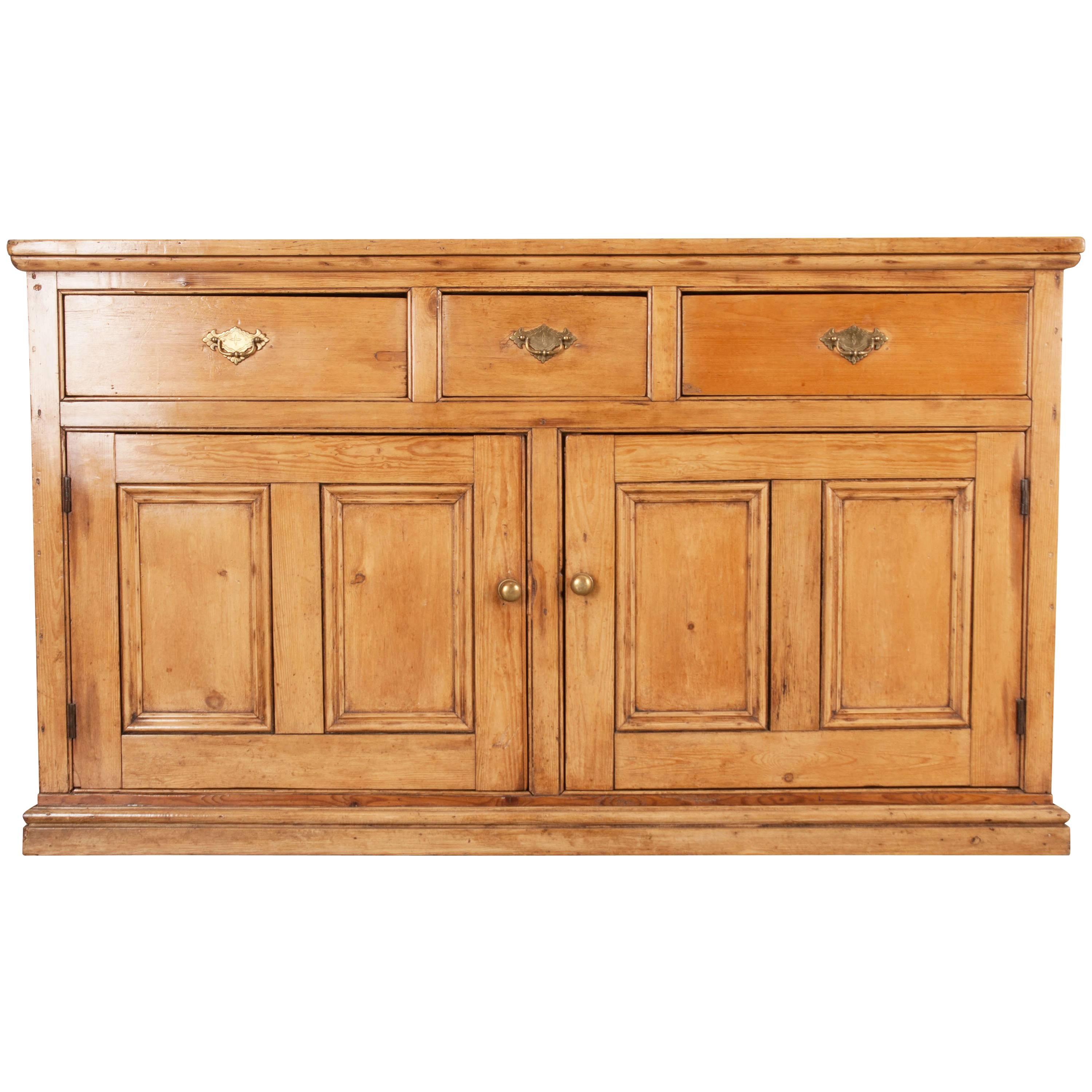 Antique English Pine Buffet Sideboard Or Dresser Base Circa 1900 Antique English Pine Buffet Sideboard Or Dresser Base Circa 1900 For At 1stdibs