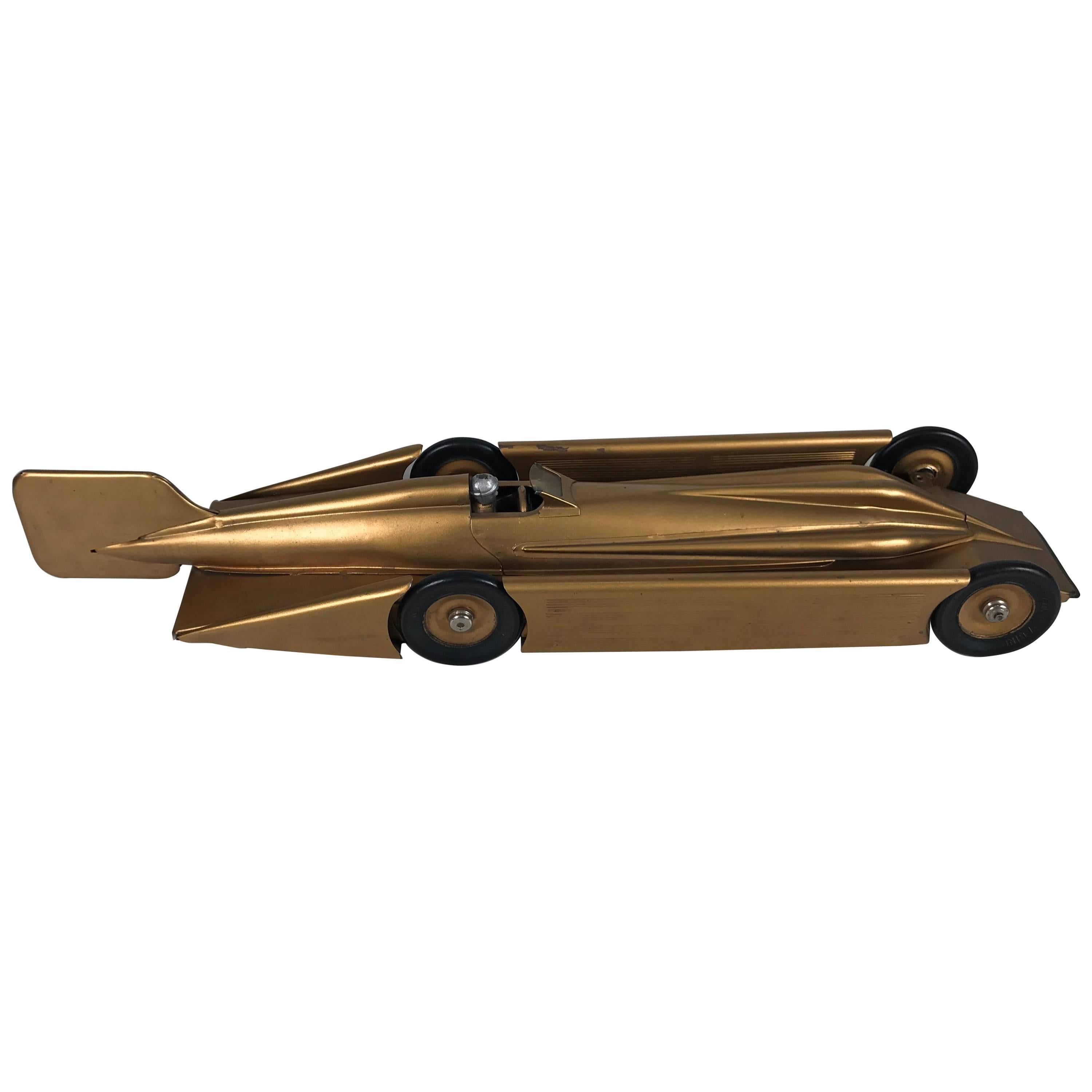1934 Kingsbury Golden Arrow Art Deco Futurist Steel Race Car