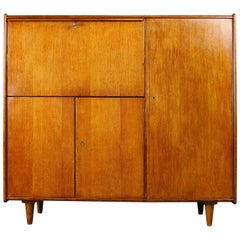 Rare Oak Series Secretaire by Cees Braakman for UMS Pastoe, 1948 Brown Beige