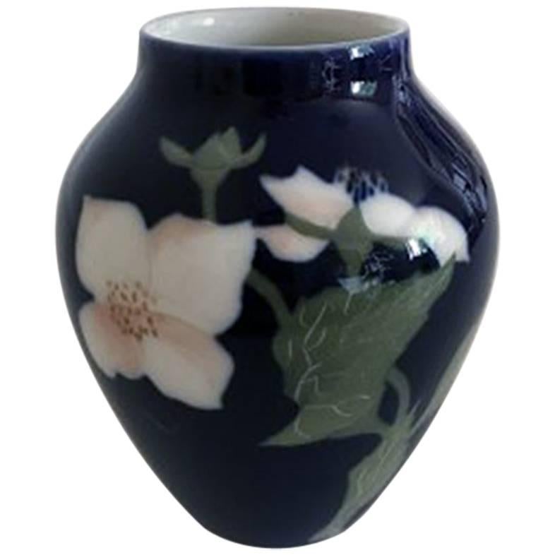 Bing & Grondahl Art Nouveau Vase with Butterfly #1676/12 For Sale