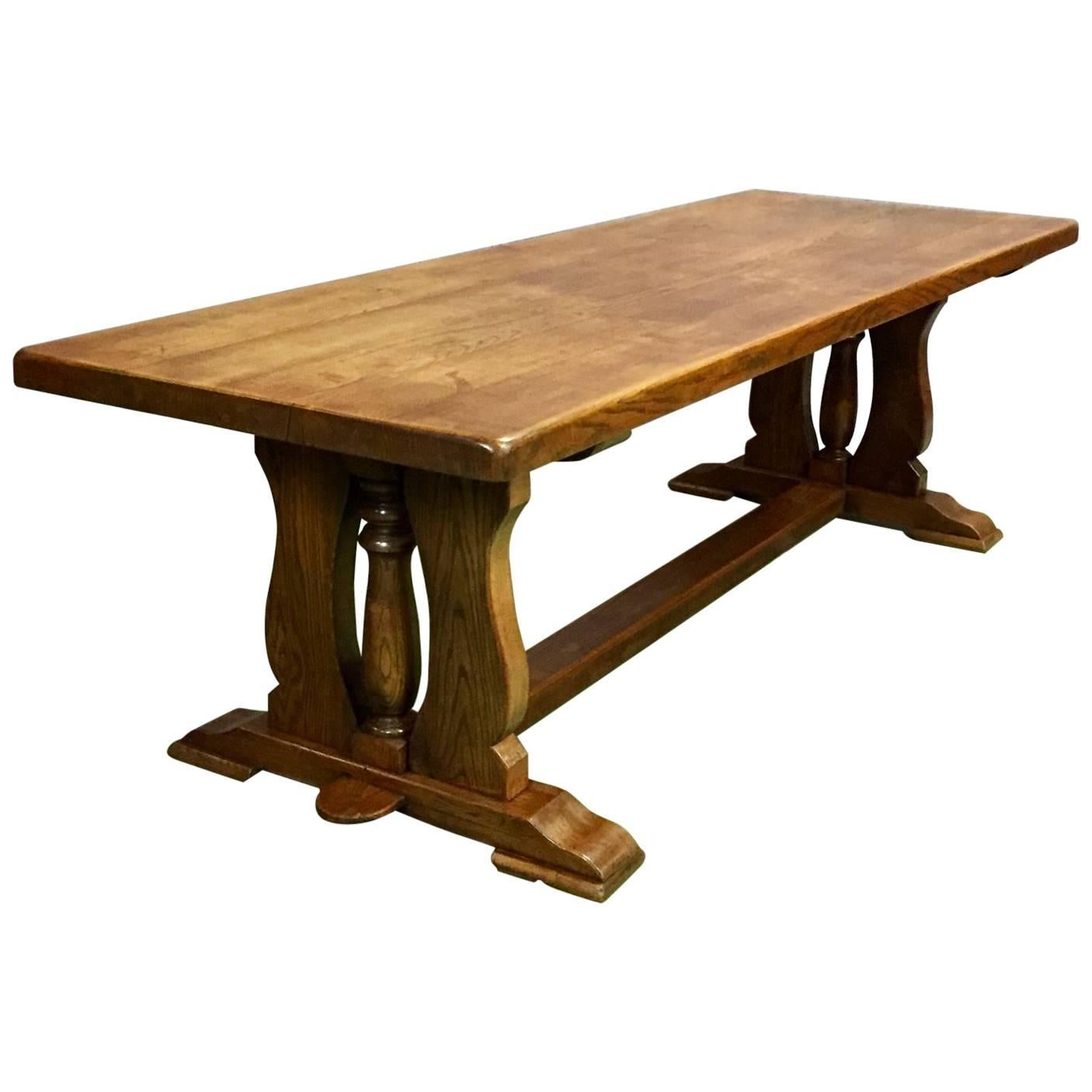 20th Century Oak Monastere Table