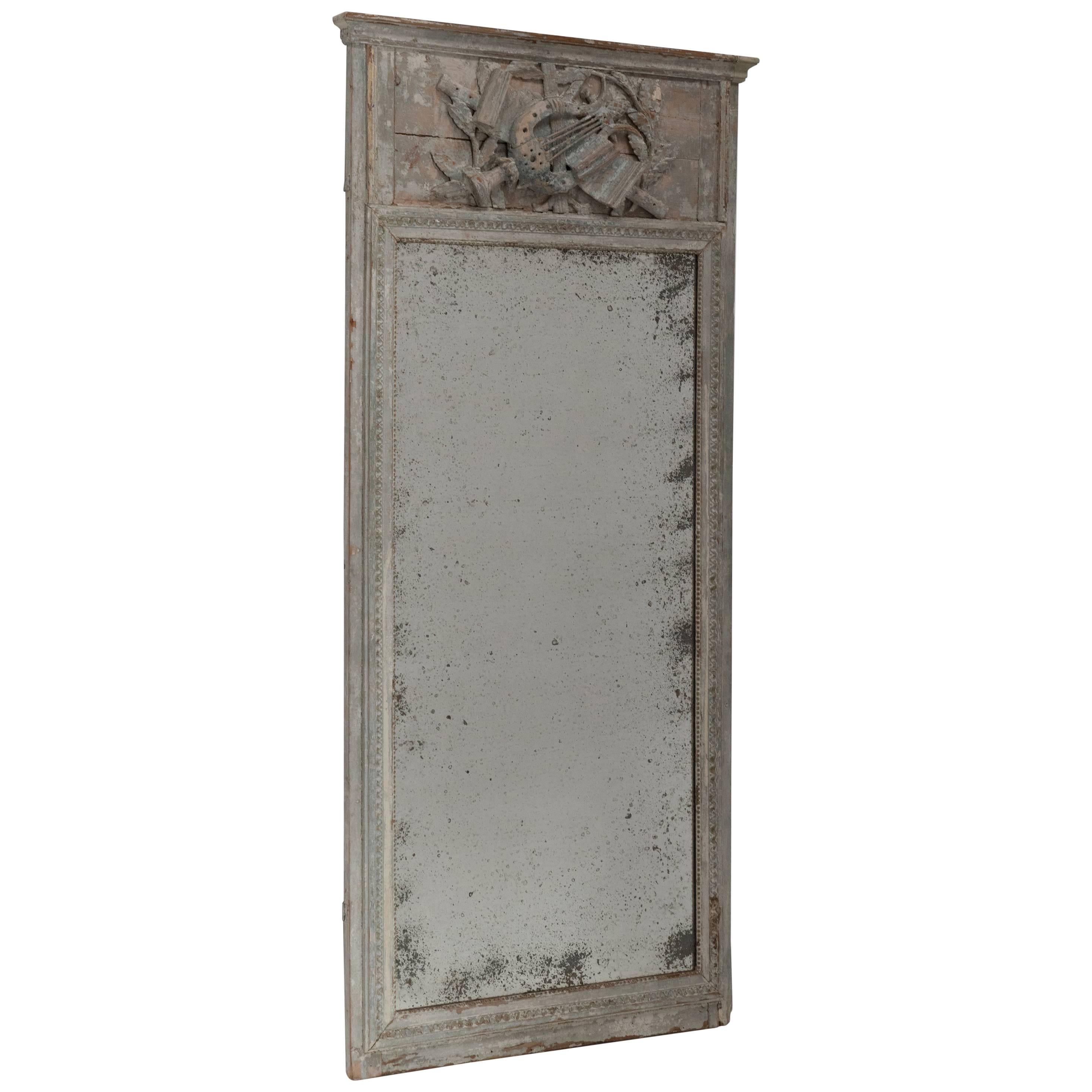 Gustavian Style Wood Framed Mirror
