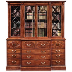 Small George III Breakfront Bookcase