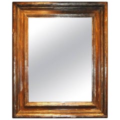 Antique Mirror Parcel Silver Gilt Mirror, Italy, circa 1860