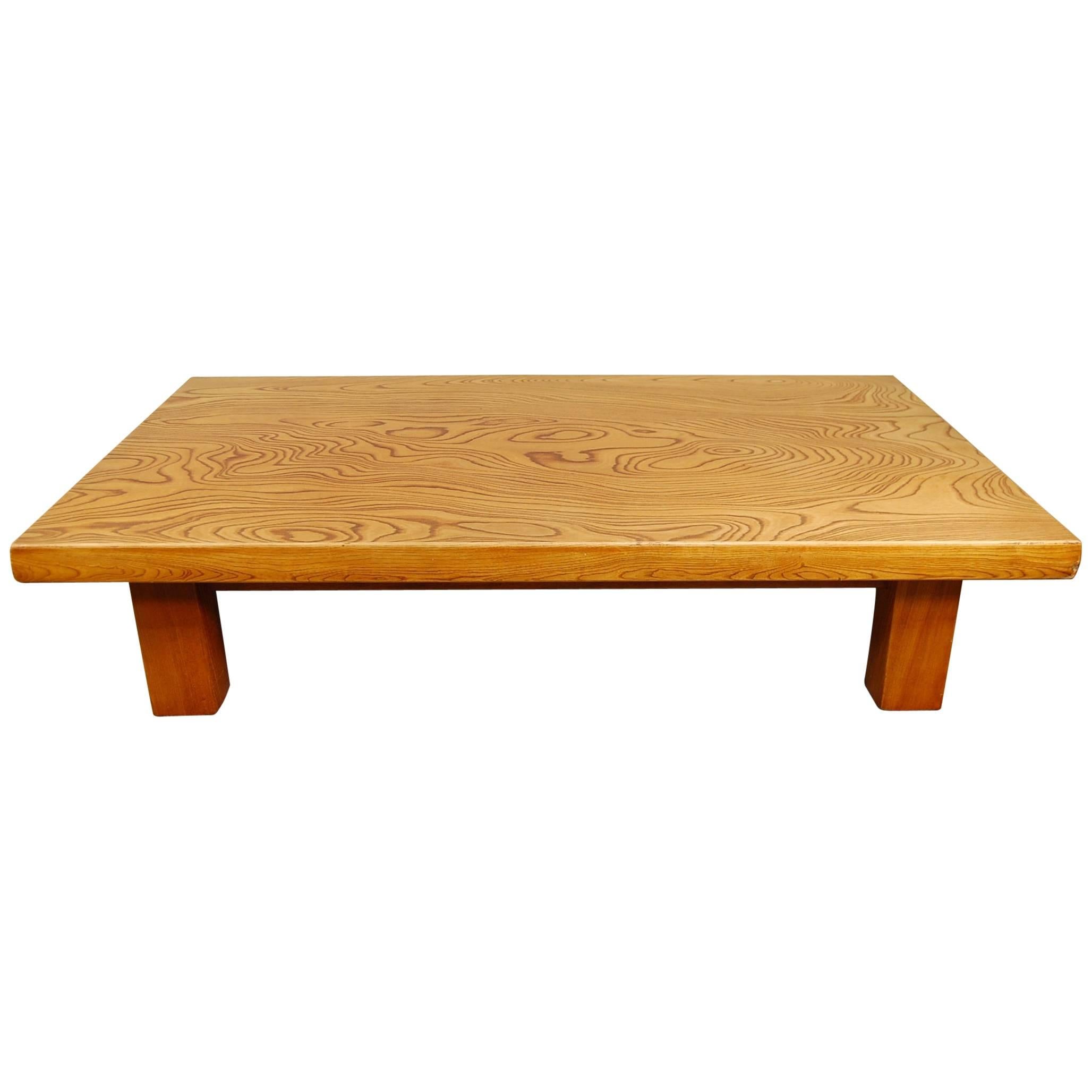 Japanese Low Table in Elm