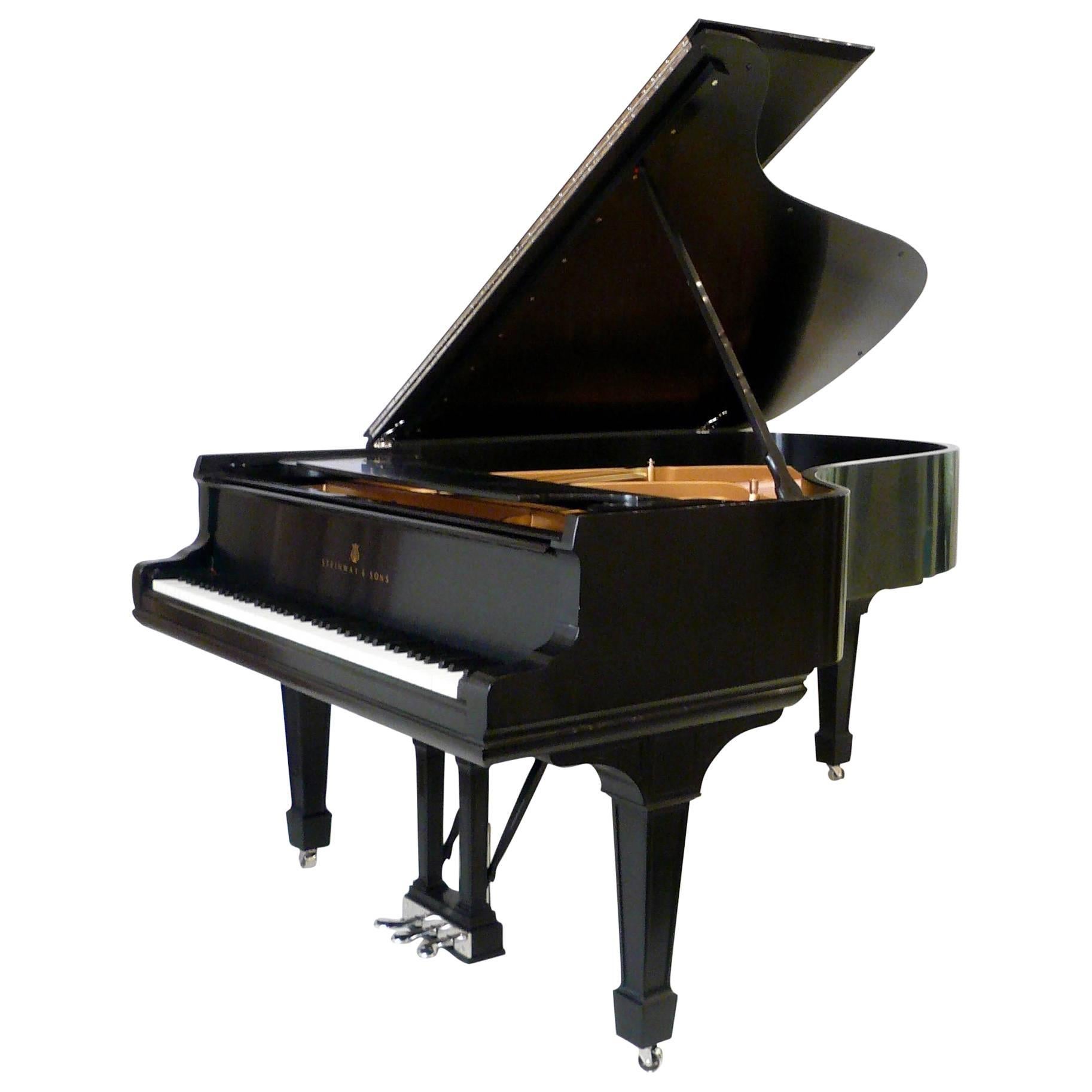 Steinway and Sons Ebony Grand Piano, Model "B"